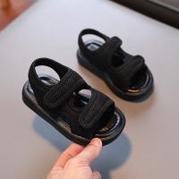Sandalias Para Niñas Con Diseño Suave Y Bajo Para Niños Y Bebés En Colores Sólidos Estilo Coreano Casual Antideslizantes Para Verano - details 4