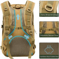 Mochila Táctica De 35L/30L Para Hombres Mochila De Camping Al Aire Libre Caza Senderismo Militar Sobrevivencia Multifuncional Pack Bugout Assalto - details 3