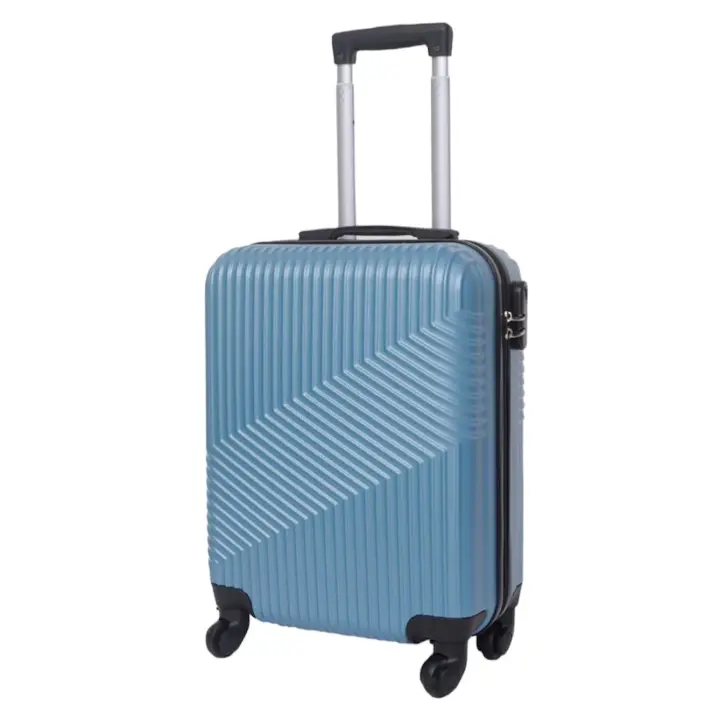 Maleta de avión 20 pulgadas, equipaje de mano con tablero, maleta con ruedas desmontables de embarque, caja de viaje con contraseña, material ABS, - 1