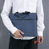 Estuche De Lujo Para Portátil Universal Acolchado Y Antigolpes Capacidad Grande Bolso De Hombro Ultrafino Estilo Negocios Y Moda - details 3