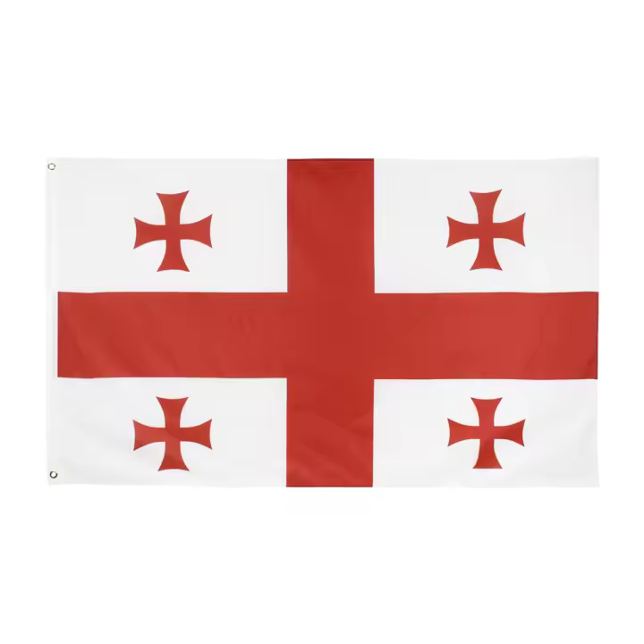 Bandera De Georgia Geografía 90X150 Cm Material Poliéster Estilo Impreso Uso Decorativo Personalizado Venta Por Pieza - 1