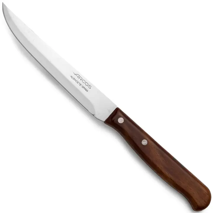 ARCOS Latina - Cuchillo para Verduras (105 mm) - 100500 - Hoja de Acero Inoxidable Nitrum® - Mango de Madera Comprimido - 1