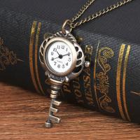 Reloj De Bolsillo Vintage De Cuarzo En Forma De Dibujo Animado Bronce Con Llavero Para Hombres Y Mujeres Regalos Moda Casual - details 4