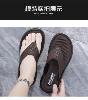 Zapatillas De Playa Para Hombre Verano Antideslizantes Impermeables Cómodas Sandalias Versátiles Casual De Exterior Microfibra Talla Verdadera - details 9