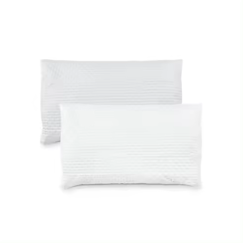 Mediawavestore - Pack 2 Almohadas para Cama Acolchadas de Plumas Hipoalergénicas - 1