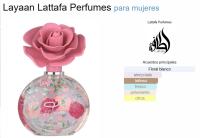 Perfume árabe de mujer Layaan Lattafa 75ml, Fragancia femenina floral blanco ,frutal ,lujosa, Perfume de mujer Nuevo Lattafa NOVEDAD - details 0
