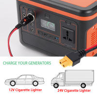 Cable De Extensión Para Coche XT60 14AWG Con Conector De Luz Del Cigarrillo Adaptador De Carga Y Cable a Generador Solar De 10FT - details 9