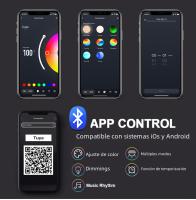 Lámpara De Puesta De Sol Inteligente Tuya LED Con Control Remoto USB RGB Para Decoración De Habitaciones Fotografía Festivales Y Nacimientos - details 2