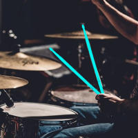 2 Pcs 5A Luminous Drum Stick Light up Drum Sticks Para Performance En Escenario Sticks De Batería Nocturnos Regalos Para Bateristas - details 8