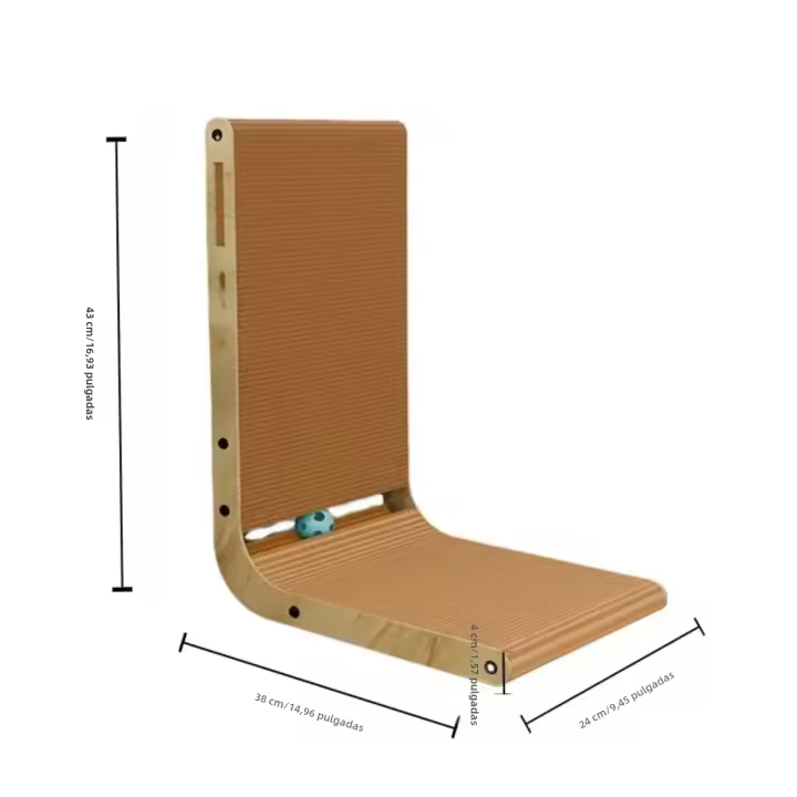 Tablero De Rasguñar Para Gatos En Forma L Accesorios Para Mascotas Protector De Muebles Juguete Arbolito Para Gatos - 1