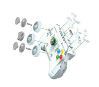 MEGA Xbox 360 Consola de bloques de construcción con replica de HALO 3 - details 1