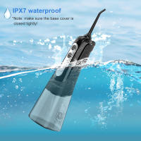 INSMART Limpieza Dental Portátil Agua Aireadora 300ML Con 6 Brocas Diferentes Blanqueamiento De Dientes Flosser De Agua Pulso Recargable IPX7 Para Adultos - details 8