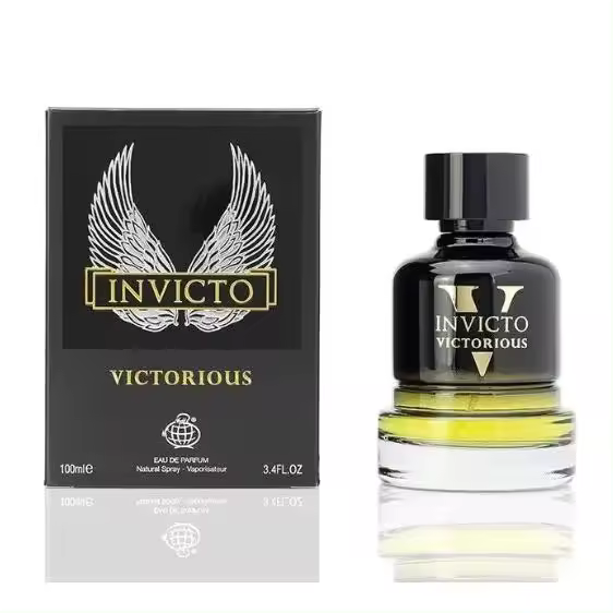 Perfume árabe de hombre Invicto Victorious Fragance world 100ml,Perfume de hombre intenso, duradero, lujoso, sensual, Perfume masculino árabe  refinada y sofisticada NOVEDAD - 1