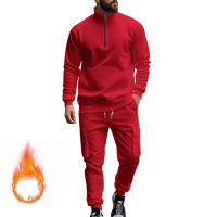 Conjunto Deportivo Casual Para Hombres Verano Otoño Invierno Con Cierre De Cremallera Y Veludo Tejido De Poliéster Talla S a XXXL - details 68