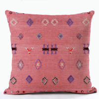Cubierta De Cojín Cuadrada De Lino Personalizable Estilo Bohemio Turco Para Sofá Y Cintura Suministros Del Hogar 100% Algodón Ecológico - details 9
