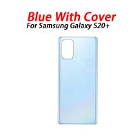 Carcasa De Batería Con Panel De Vidrio 3D Para Samsung Galaxy S20+ Puerta Trasera Adhesiva Para Reparación Y Reemplazo Color Negro/Azul/Blanco - details 2