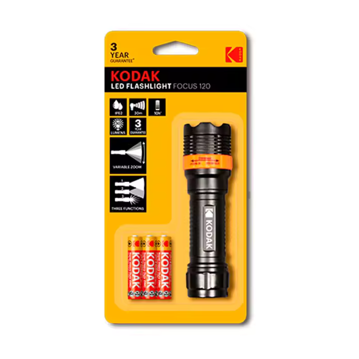 Linterna LED Kodak 30 Lúmenes | Foco Ajustable - 1