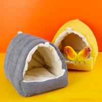 Cálido Cagüita De Pájaro Para Invierno Con Forma De Cueva Colgante Para Periquito Y Otros Pájaros Material De Algodón Plush - details 0