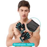 Guantes De Gimnasio Transpirables Para Hombres Y Mujeres 2023 Antideslizantes De Medio Dedo Para Levantamiento De Pesas Y Entrenamiento De Fitness - details 0