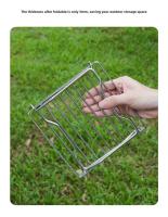 Grill De Camping Plegable Para Campfire En Acero Inoxidable Resistente a La Corrosión Y Alta Temperatura Portátil Para Actividades Al Aire Libre - details 3
