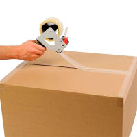 Aicasa-Cinta Adhesiva Precinto Transparente， Cinta de Embalar Perfecta para Envíos cajas y Mudanzas， Cinta Adhesiva para paquetes， Precintadora Color Transparente - details 3