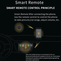 Kebidu Steering Wheel Music Player Control Remoto Inalámbrico Bluetooth Botones Multimedia Para Android IOS Smartphone Kit Para Coche - details 11