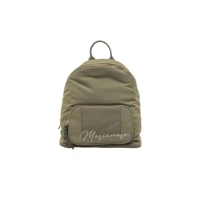 Mochila Mujer Mariamare Cremi Verde | Diseño Bordado - 1
