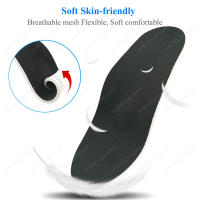 Almohadillas De Apoyo De Arco Alto Ortótico Para Zapatos De Trabajo Suporte De Arco 3D Para Pies Planos Adecuado Para Hombres Y Mujeres Almohadillas De Gel Anti-Derrapantes Y Absorbentes De Choque - details 4