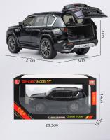 Coche De Lujo SUV LX600 Off-Road a Escala 1:24 Para Niños Y Niñas Con Sonido Y Luz Aleación De Zinc Coche De Accionamiento Por Retroceso Regalo Para Niños - details 5