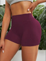 Nuevos Shorts De Entrenamiento Fitness Para Mujer Cintura Alta Levantador De Glúteos Yoga Trousers Terciopelo Talla Ajustada Medio - details 7