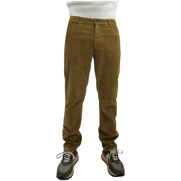 40WEFT - Pantalón de Pana 5 Bolsillos Power Color Camel - 1