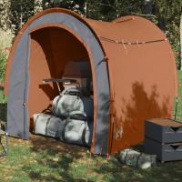 vidaXL Tienda de Almacenamiento Impermeable Carpa de Campaña Refugio Color Azul,  Gris y naranja,  Verde y mas - details 1