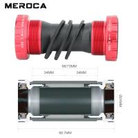 Adaptador De Eje Inferior BB68 Para Bicicleta Compatible Con Shimano Accesorios De Montaña MTB Crank Integrado Material De Aluminio - details 1