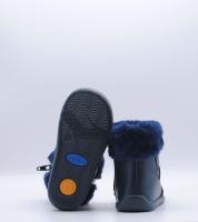 Titanitos botas de piel lavables respetuosas para niña con cremallera lateral color marino mod. B500 Yaiza - details 2
