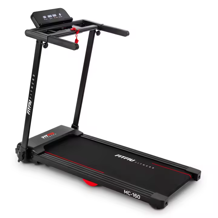 FITFIU Fitness MC-160 - Cinta de Correr 2 en 1 para Andar y Correr, Walking Pad Plegable, 12 programas, Bluetooth y Speakers, Conectividad App Kinomap, Caminadora Ultracompacta para el Hogar/ Oficina - 1