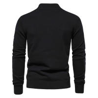 Nueva Chaqueta De Cardigan De Algodón Para Hombre AIOPESON Con Cuello Alto Y Botones Casual Para Otoño Abrigo Grueso De Punto - details 11