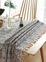 Nueva Teléfono De Mesa De Porcelana Azul Y Blanco Estilo Bohemio Impreso En Algodón Lino Para Mesa Occidental Picnic Fiesta 1PC - details 0