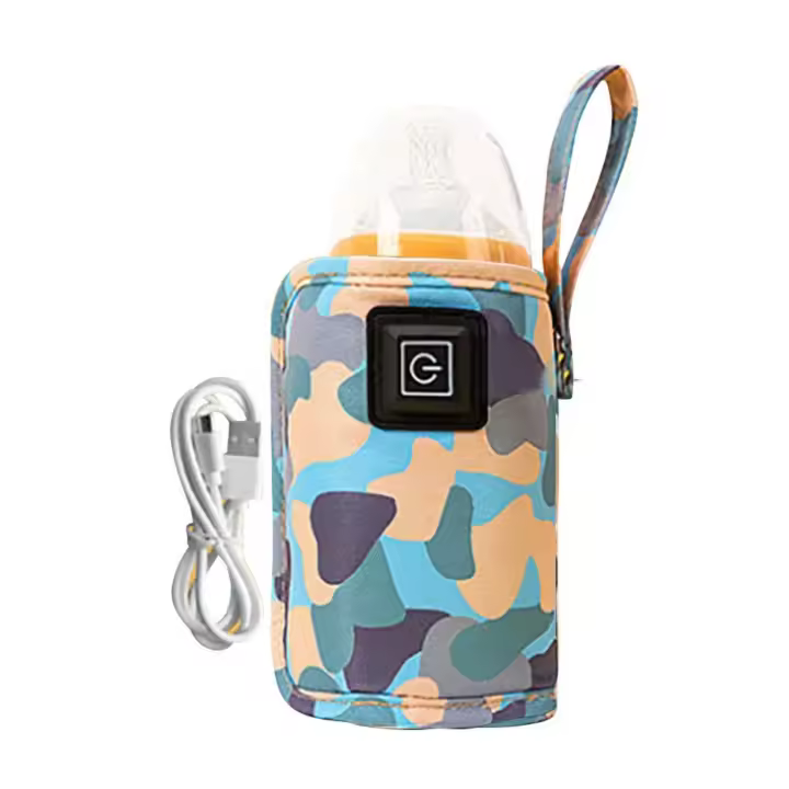 Bolsa Aislada Para Bebés Calentador De Botella De Leche USB Para Viajes Y Carritos De Bebé Seguro Para Exteriores Invierno Tamaño 120-160ml - 1