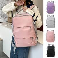 Mochila de viaje repelente al agua para mujer, mochila escolar para ordenador portátil con carga USB, correa de equipaje, zapatos, Adolescentes - details 0