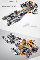 Set De Juguetes De Construcción REOBRIX 1020PCS Space Series Starfighter Interstellar Warship Model Para Niños Mayor De 6 Años Regalo Ideal Para Boys - details 6