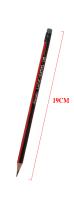 Stelam HB Lápices con Goma - Pack Ahorro de 12 Unidades, 19 cm, Ideal para Escuela y Oficina - details 0