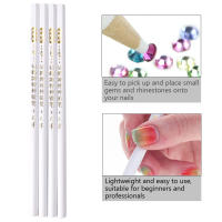2Pcs Rotuladores De Puntos Para Arte De Uñas Lápices De Cera Para Colocación Sencilla De Piedras Preciosas Y Manicura Con Cristales - details 2