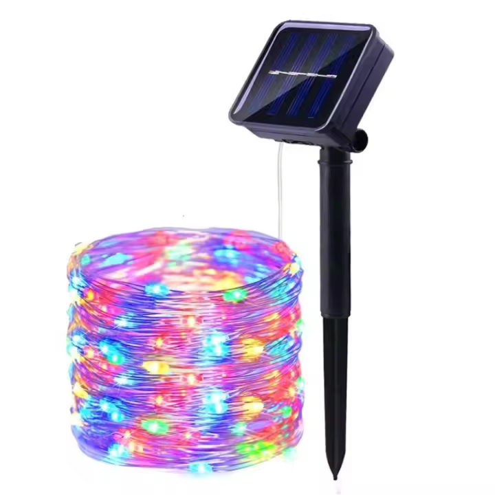 Luces De Encaje Solar LED Impermeables Para Jardín Decoración De Navidad Y Año Nuevo Guirnalda De Navidad Para Pared Y Césped - 1