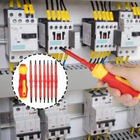 Juego De Destornilladores Aislados VDE 14 Piezas Con Kit De Bits De Encabezados Planos Y Encabezados Cruciformes Y Lápiz De Prueba Herramientas Eléctricas - details 6
