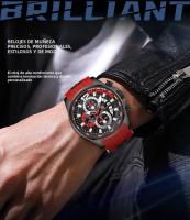 Reloj De Deporte Para Hombre MINI FOCUS Reloj De Cuarzo Impermeable Con Pantalla Grande Y Luminoso Correa De Silicona Resistente Al Choque Y Con Calendario - details 9