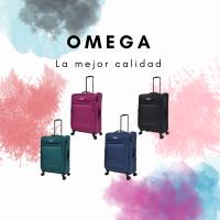 Maleta de Cabina Pequeña Omega – 55x40x20/25 cm, 36L – Nylon Reciclado Eco-Friendly, 4 Ruedas Dobles Silenciosas, Cerradura TSA, Tiradores Telescópicos de Aluminio – Ligera y Perfecta para Viajes - details 3
