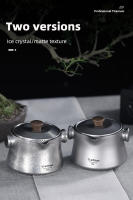 Tiartisan Hervidor De Agua De Titán 180ml Doble Capa Para Camping Al Aire Libre Portátil Ultraligero Duradero Sin Desgaste - details 5