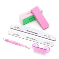 Set Profesional De 6 Piezas De Archos Para Uñas Con Limpieza Y Pulido Herramienta De Pedicura Y Manicura Con Cepillo De Cutícula - details 10