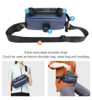 Bolsa De Manillar Rhinowalk Para Bicicleta Bolsa Portátil Multifuncional De Hombro Accesorio De Bicicleta Impermeable De Poliéster - details 9