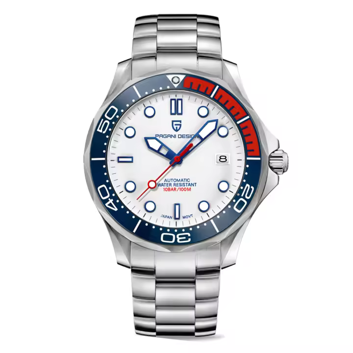 Reloj Mecánico Pagani Design 2025 Para Hombres Resistente Al Agua 100m Acero Inoxidable Cristal De Zafiro Calendario Completo Reloj De Pulsera De Lujo Marca Top NH35 007 - 1